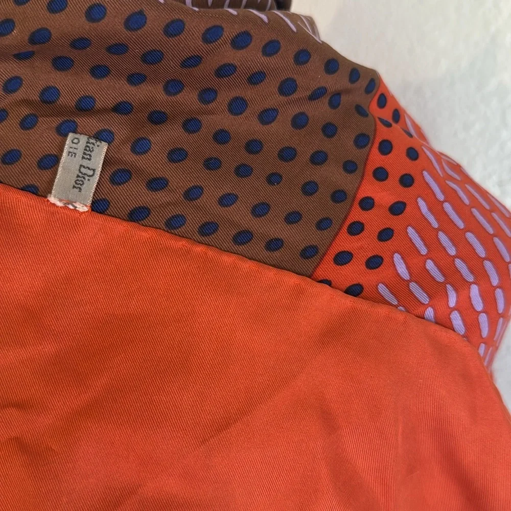 Dior Large VTG Silk Scarf